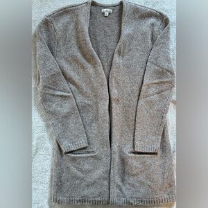 L.L. Bean Women's Beige Knit Cardigan